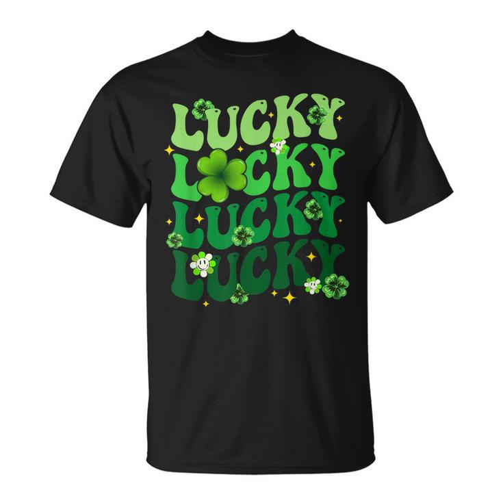 Irish Lucky Shamrock Green Clover St Patricks Day Patricks T-Shirt