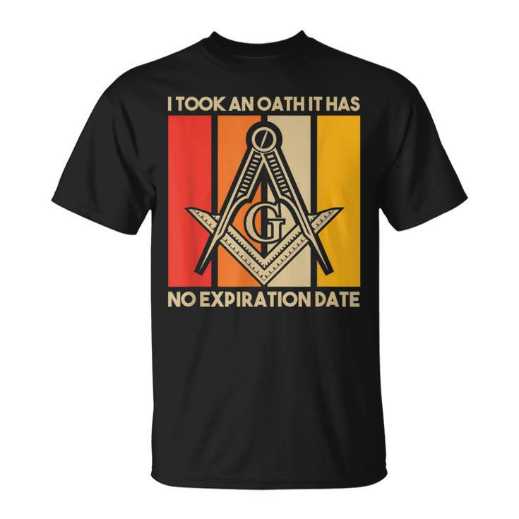 It Took An Oath Masonic Master Square And Compass Freemason  Unisex T-Shirt