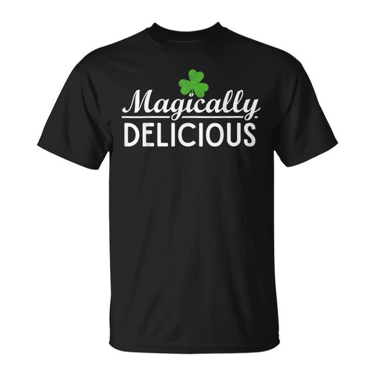 Its Magically Delicious Best St Patricks Day Shamrock Party T-shirt