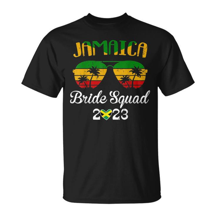 Jamaica Trip 2023 Bride Squad Bachelorette Girls Trip Unisex T-Shirt