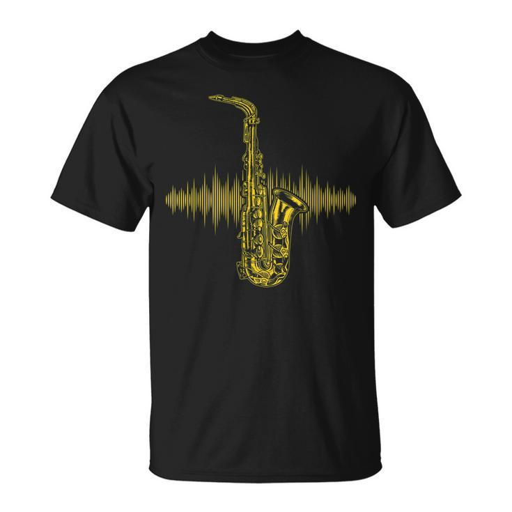 Jazz Music Saxophone Player Saxophone Marching Band T-Shirt