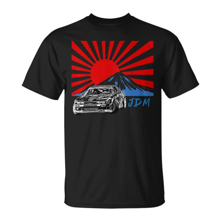 Jdm Drift Sunburst  Unisex T-Shirt