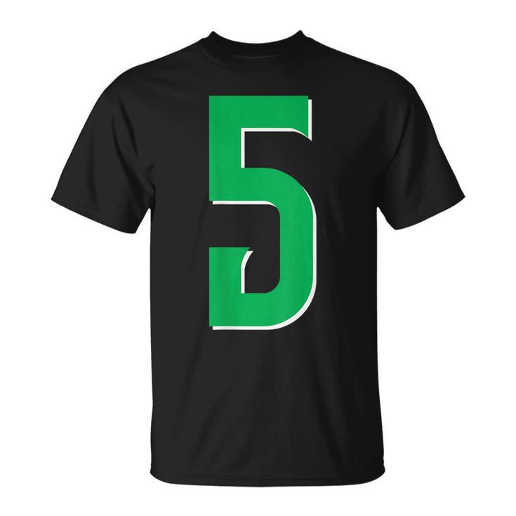 jersey-green-number-5-sports-