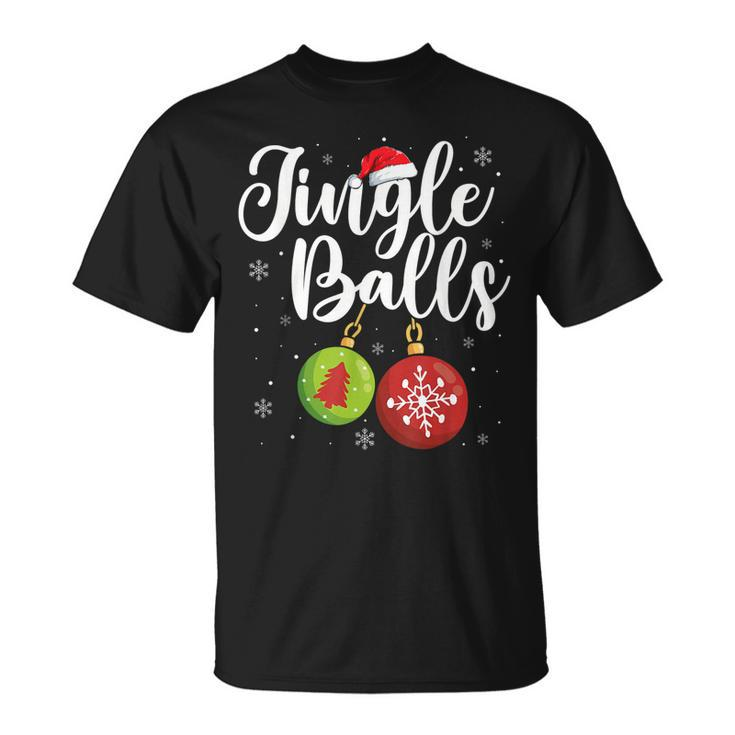 Jingle Balls Christmas Matching Couple Chestnuts V2T-shirt