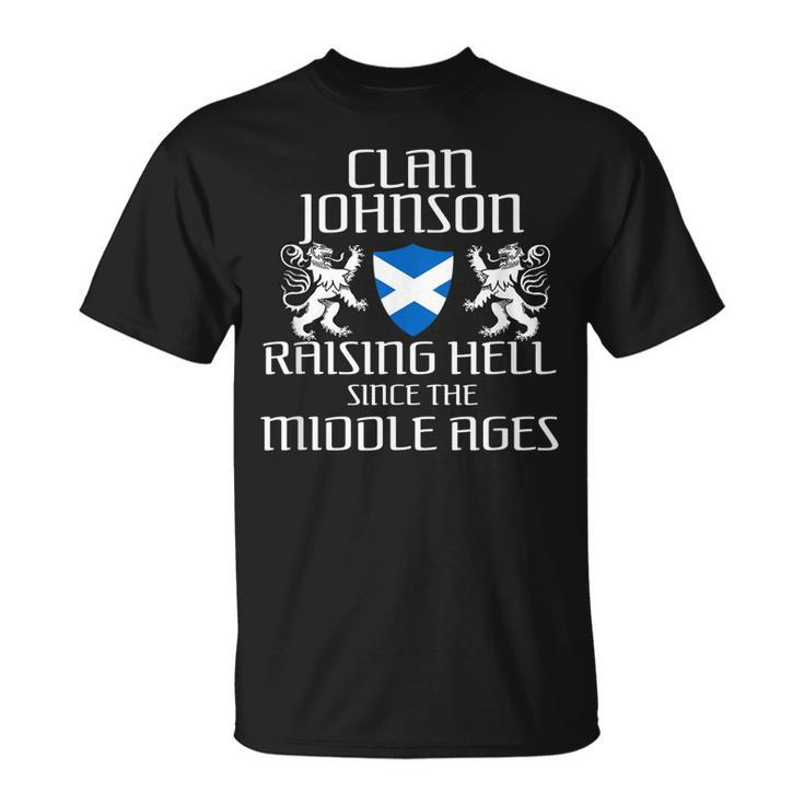 Johnson Scottish Family Scotland Name T-shirt