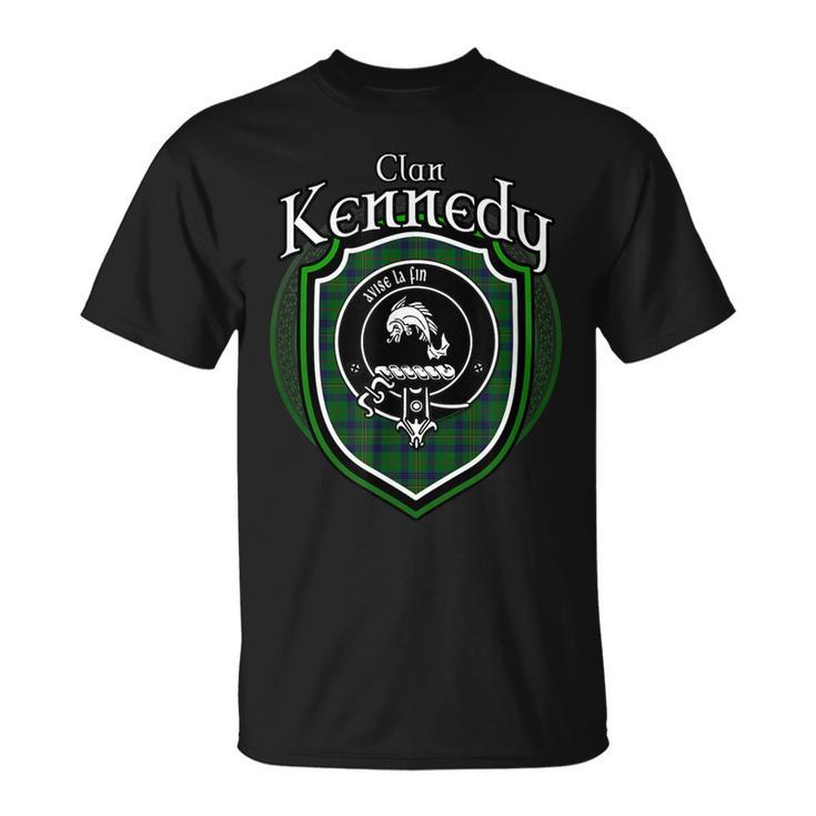Kennedy Clan Crest | Scottish Clan Kennedy Family Badge Unisex T-Shirt