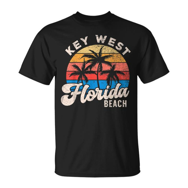 Key West Florida Beach Summer Travel Surf Matching  Unisex T-Shirt