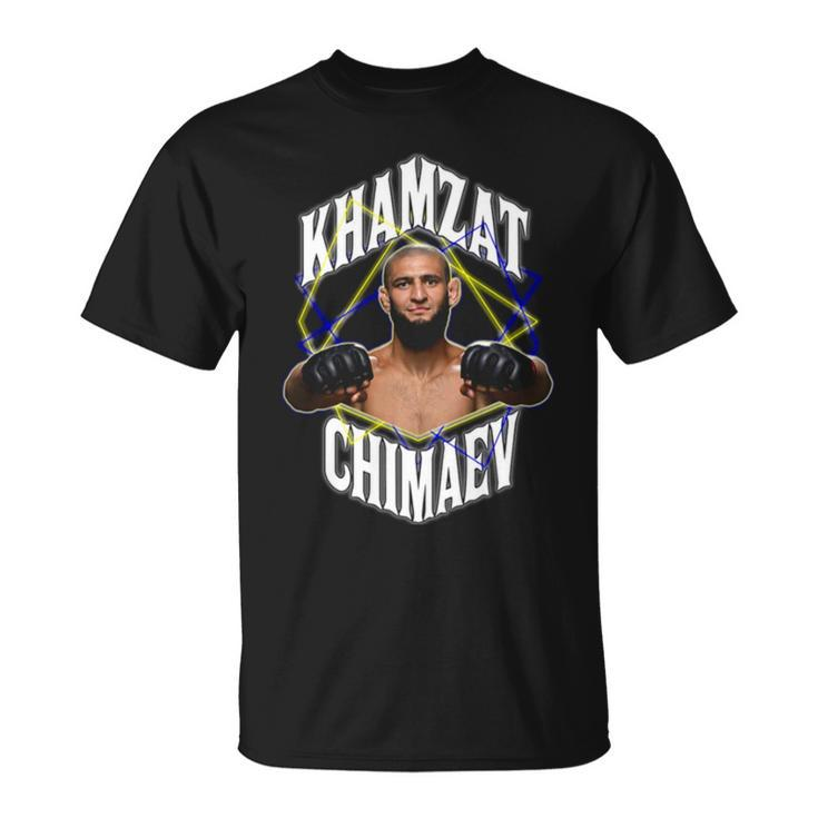 Khamzat Chimaev Geometric Design Unisex T-Shirt