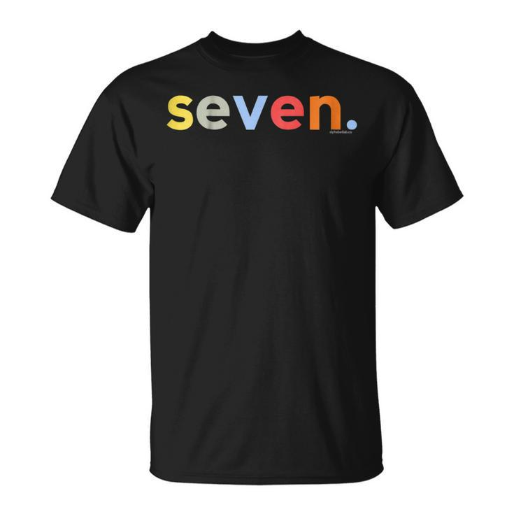 Kids 7Th Birthday Shirt For Boys 7 | Kids Gifts Ideas Age 7 Seven Unisex T-Shirt