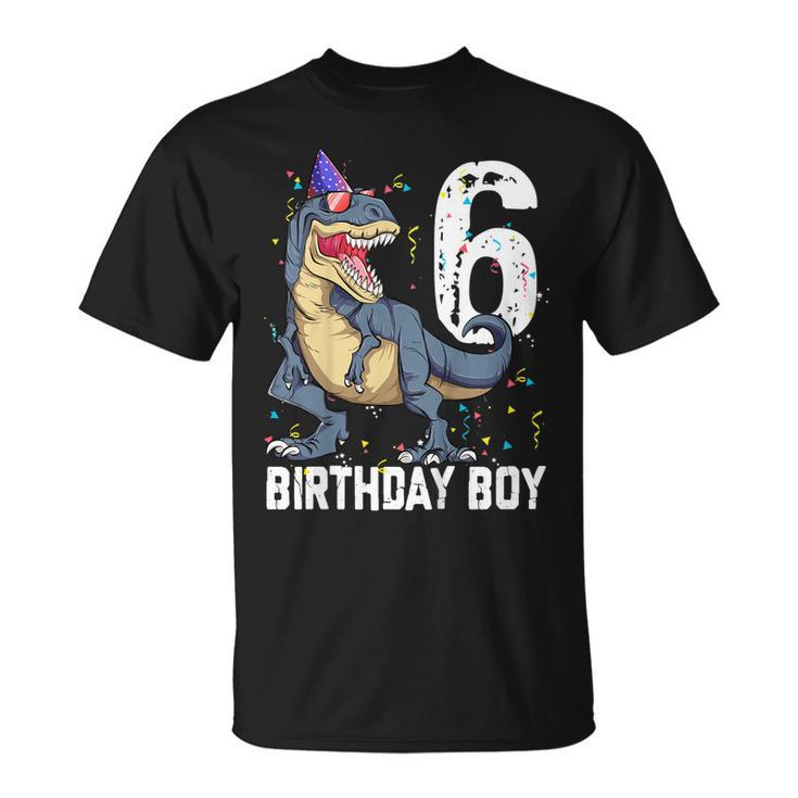 Kids Its My 6Th Birthday Gift Dinosaur 6 Year Old Tshirt For Boy Unisex T-Shirt