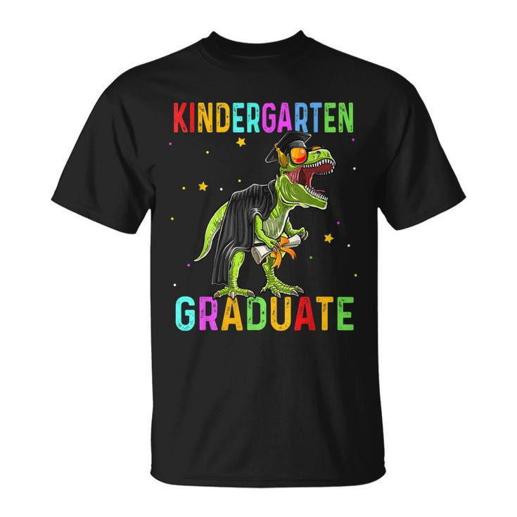 Kindergarten Graduate Dinosaur Trex Graduation 2023 Boy Kids  Unisex T-Shirt