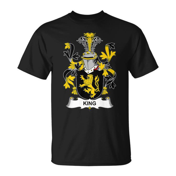 King Coat Of Arms  Family Crest  Unisex T-Shirt