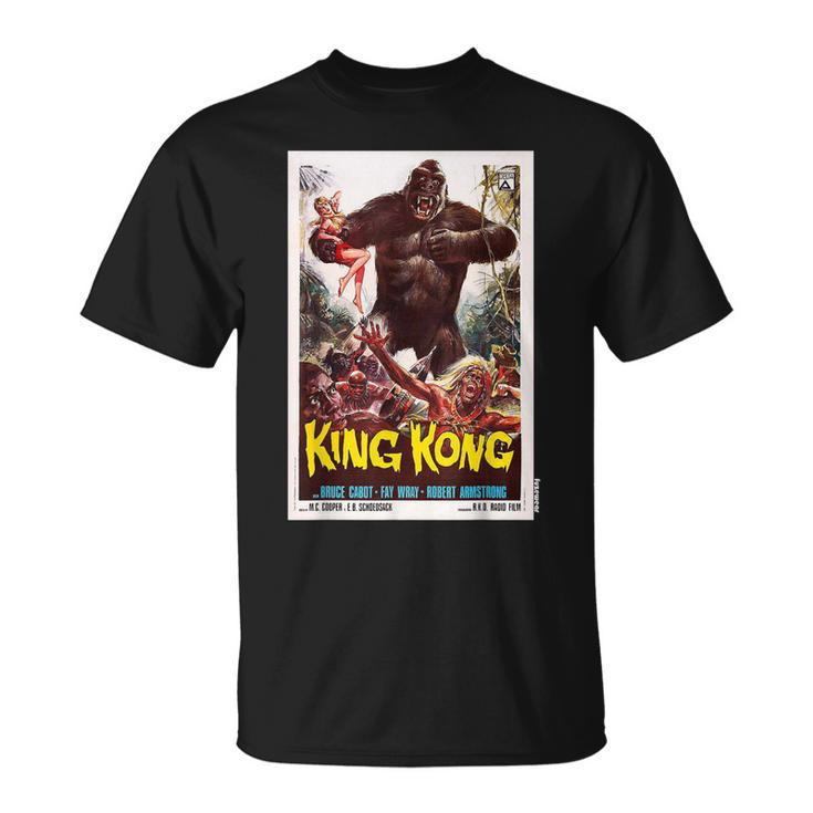 King Kong Movie Poster  Vintage Unisex T-Shirt