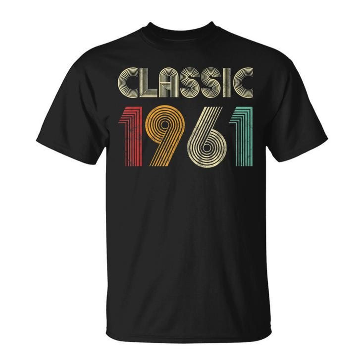 Klassisch 1961 Vintage 62 Geburtstag Geschenk Classic T-Shirt