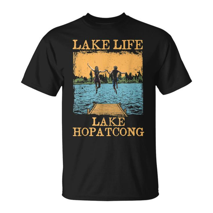 Lake Life Lake Hopatcong Swimming New Jersey Swimmer Camping T-shirt