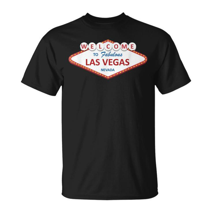 Las Vegas Sign - Nevada - Aesthetic Design - Classic Unisex T-Shirt