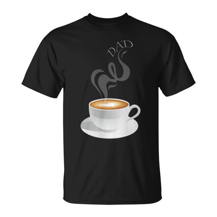 Latte Dad Gift For Mens Unisex T-Shirt