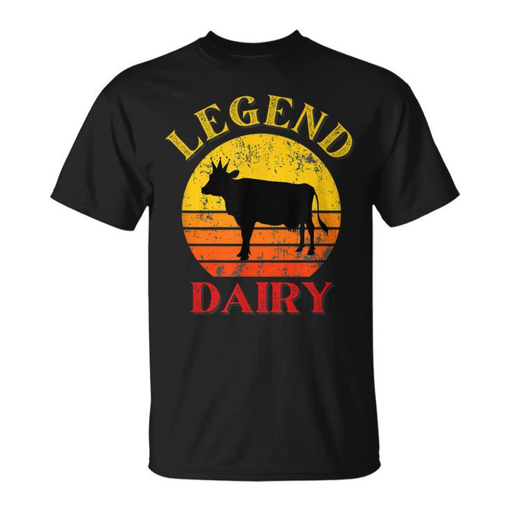 Legend Dairy Cow A Legend On The Farm Unisex T-Shirt
