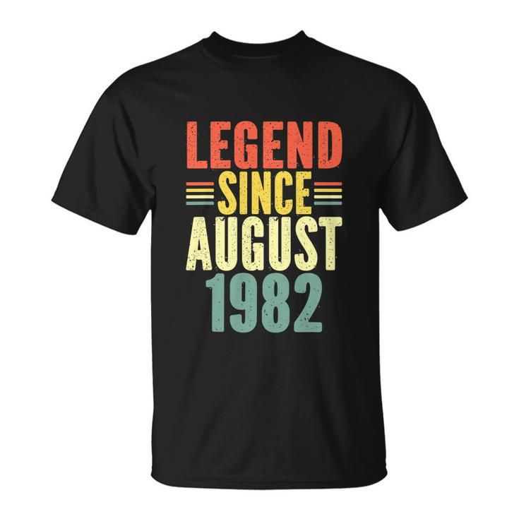 Legend Since August 1982 Awesome Since August 1982 Unisex T-Shirt