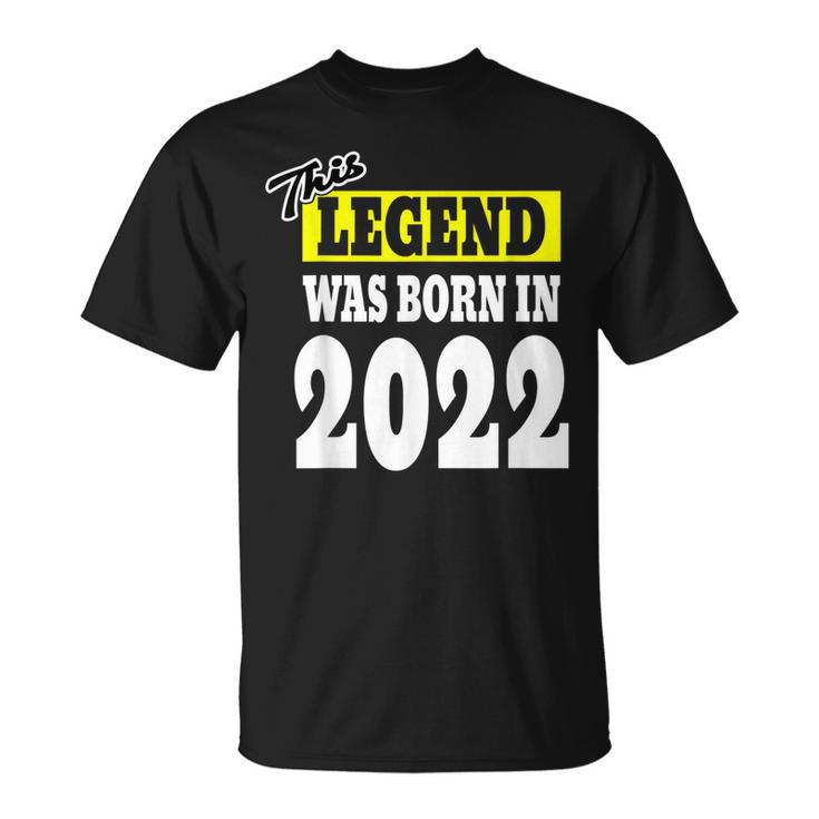 Legendärer Vater Legendäre Mutter Diese Legende Wurde 2022 Geboren T-Shirt