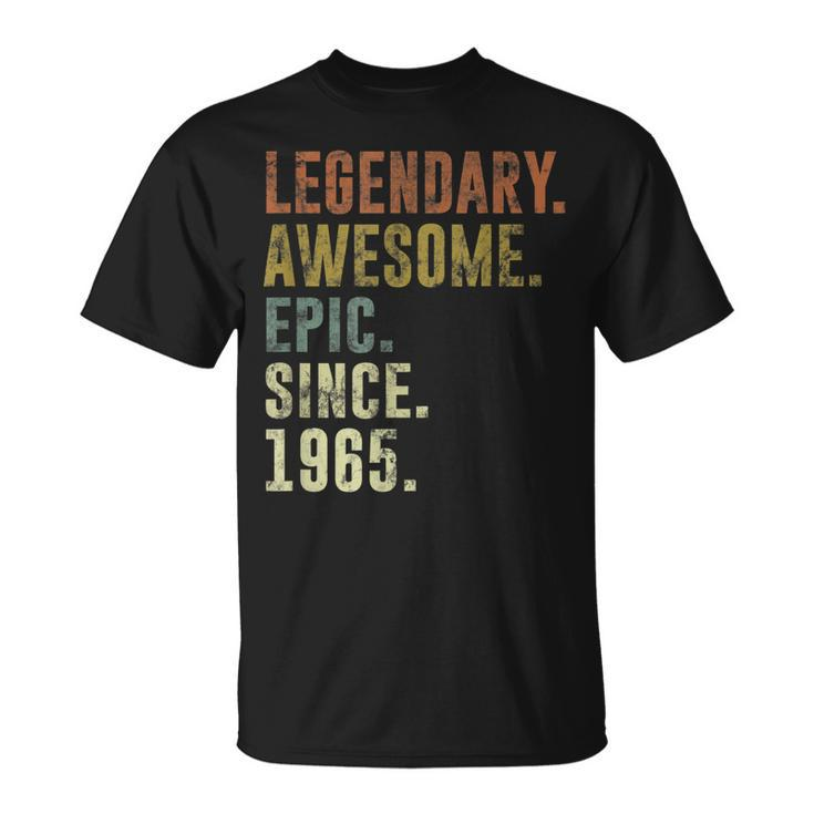 Legendary Awesome Epic Since Vintage 1965 57Th Birthday T-Shirt