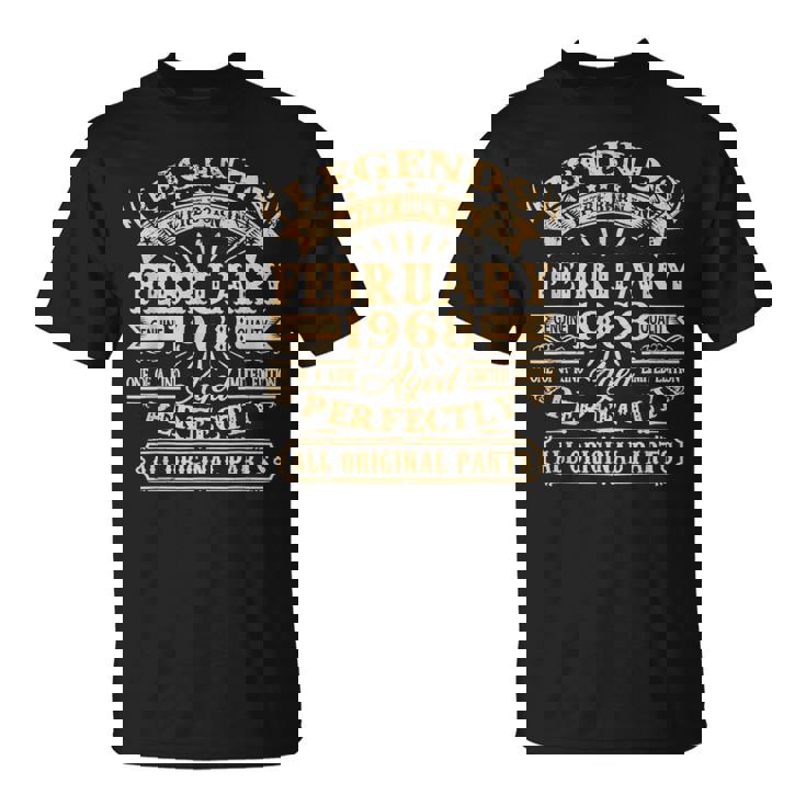 Legenden Februar 1968 - 55. Geburtstag Mann T-Shirt, Jahrgang 1968