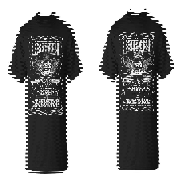Legenden Wurden 1960 Geboren T-Shirt