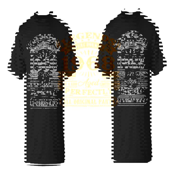 Legenden Wurden Im 1968 Jahrgang Geschenk 55 Geburtstag Mann T-Shirt