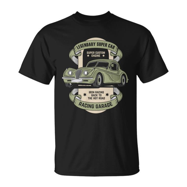 Legendray Super Car Garage Unisex T-Shirt