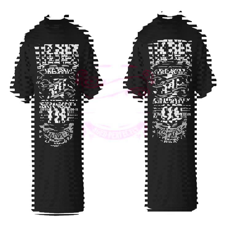 Legends Were Born In April 1989 30th Birthday Gift Shirt Legends Were Born In April 1989 30th Birthday Gift Shirt