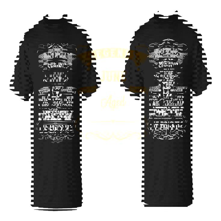 Legends Were Born In June 1977-42nd Birthday Gift T-Shirt