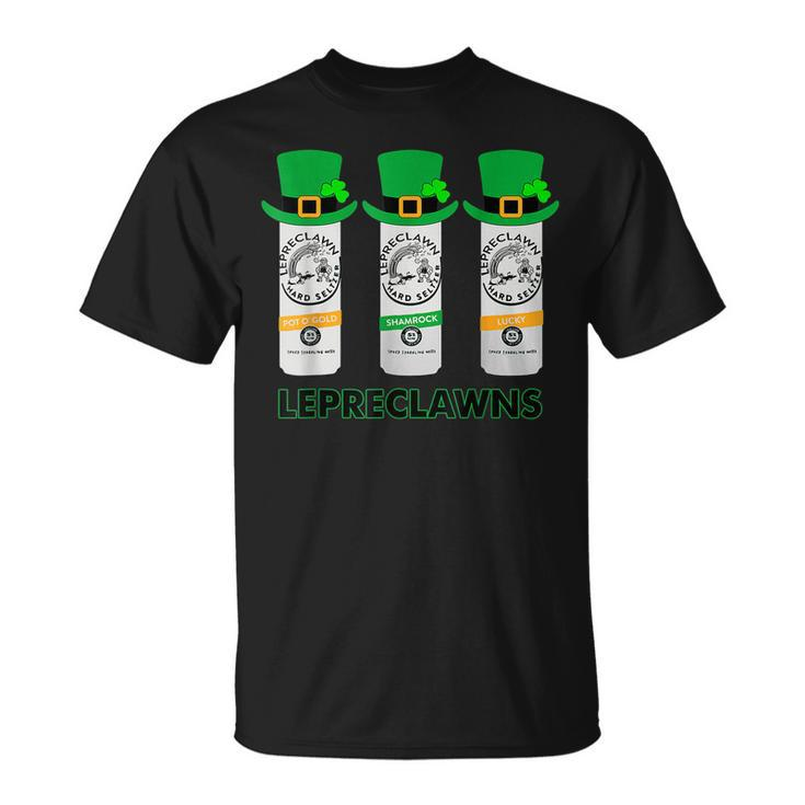 Lepreclawns Lucky Shamrock Drinking St Patricks Day Claw  Unisex T-Shirt