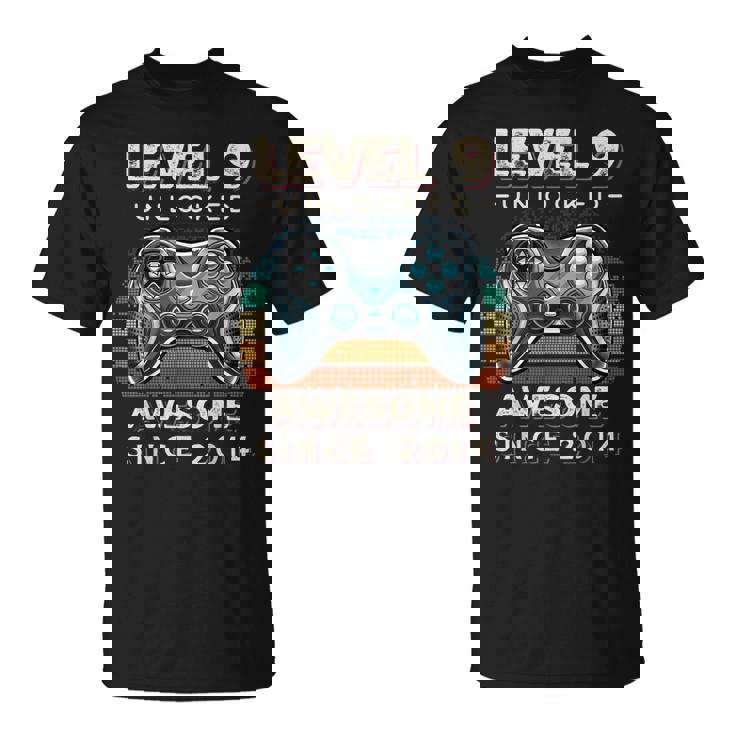 Level 9 Unlocked-9th Birthday Boy Dabbing Shirt Video Gamer Level 9 Unlocked-9th Birthday Boy Dabbing Shirt Video Gamer
