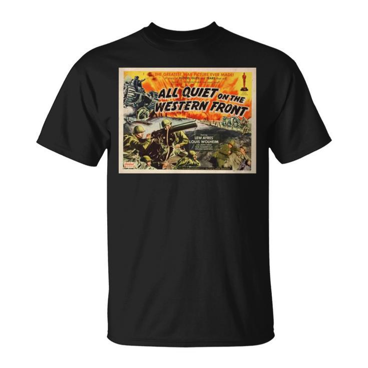 Lewis Milestone Art All Quiet On The Western Front Unisex T-Shirt