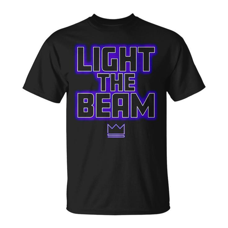 Light The Beam Sacramento Basketball Unisex T-Shirt