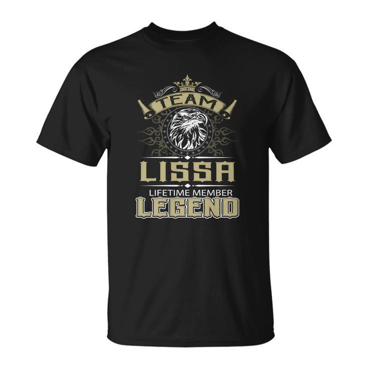 Lissa Name  - Lissa Eagle Lifetime Member L Unisex T-Shirt