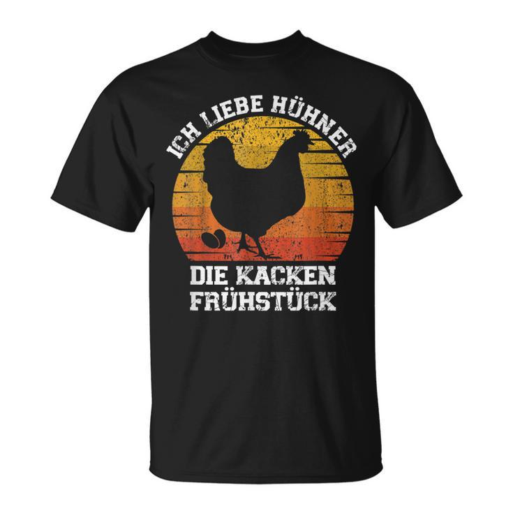 Lustige Sprüche Über Hühner Hühner Hühner Für Bäuerin T-Shirt