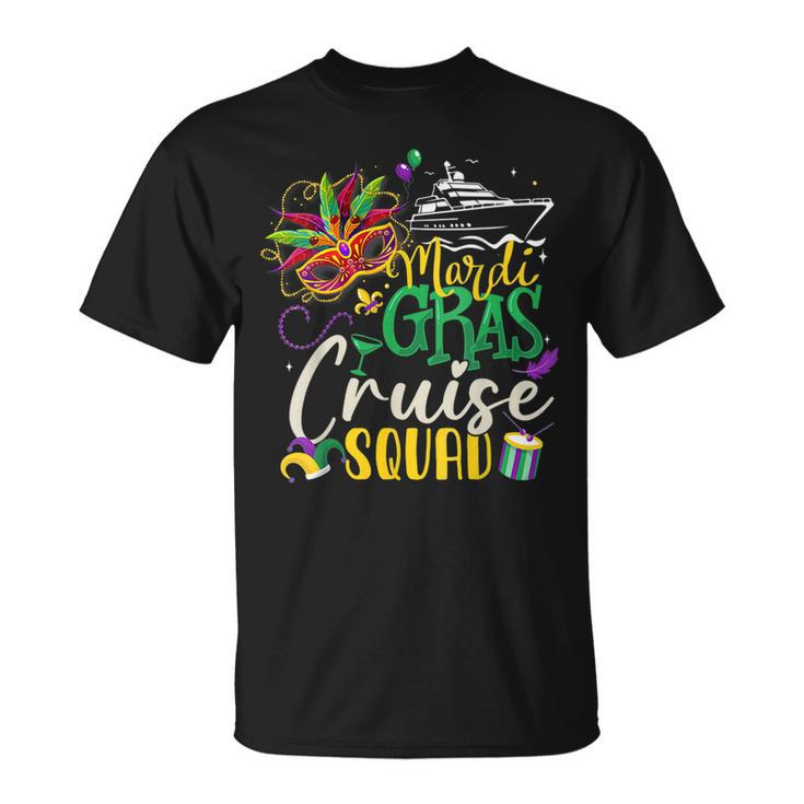Mardi Gras Cruise Squad 2023 Matching Group Family Vacation V7 T-Shirt
