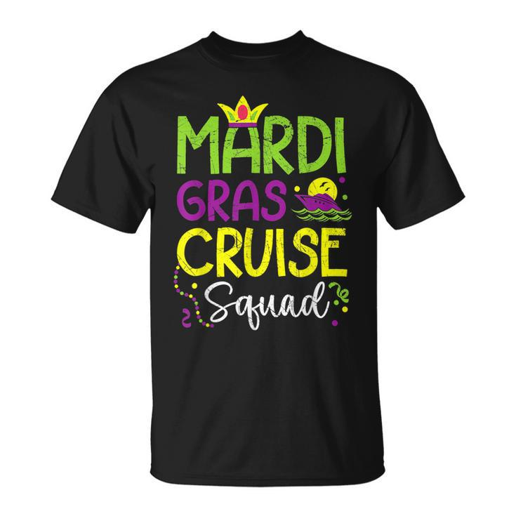 Mardi Gras Cruise Squad New Orleans Louisiana Parade T-Shirt