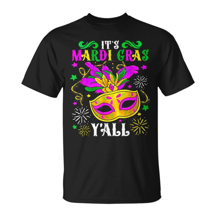 Mardi Gras Yall Vinatage New Orleans Party 2023 T-Shirt