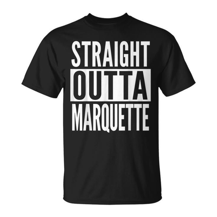 Marquette Straight Outta College University Alumni T-Shirt