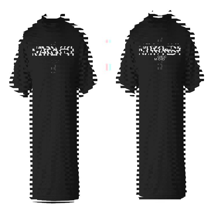 Marrakesh Morocco Retro Vintage Unisex T-Shirt