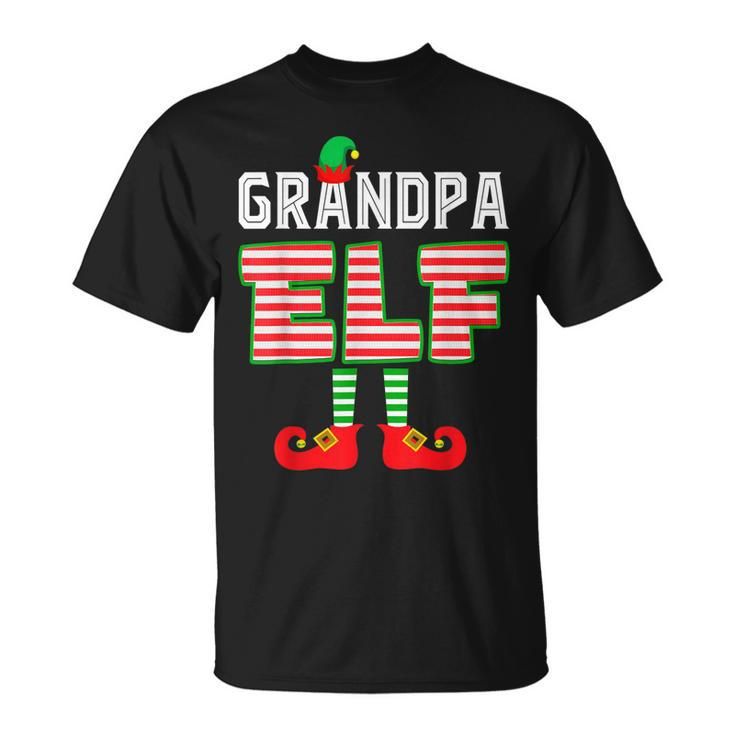 Matching Christmas Family Season  Grandpa Elf Funny Unisex T-Shirt