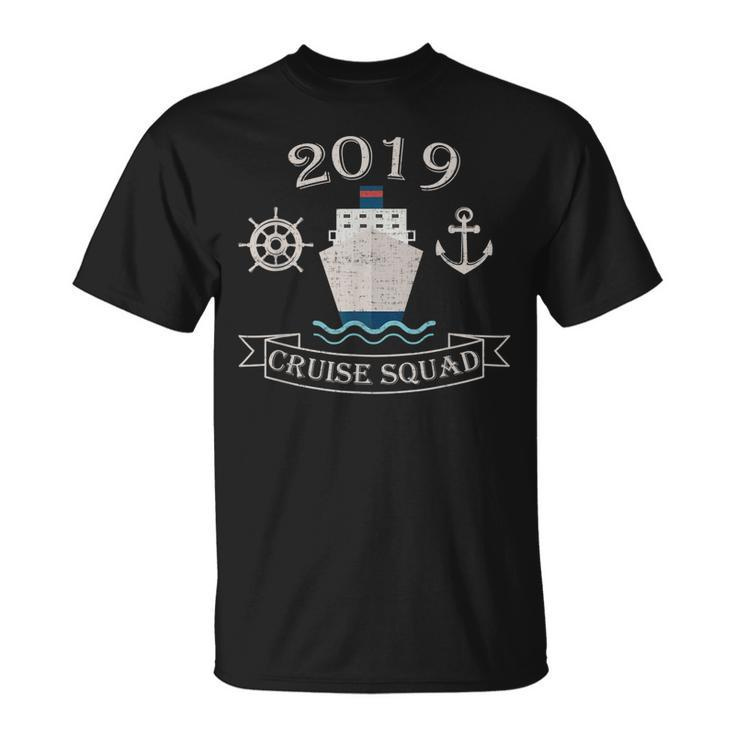 Matching Family Vacation  Cruise Squad 2019 Vintage Unisex T-Shirt