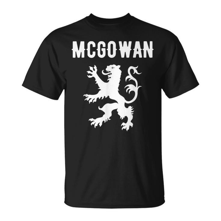 Mcgowan Clan Scottish Family Name Scotland Heraldry T-shirt