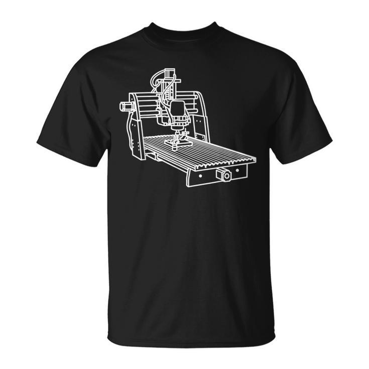 Mechanics Milling Machine Mechatronics Milling Cutter Gift Unisex T-Shirt