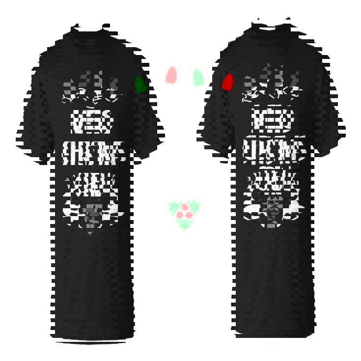 Melo Name Christmas Crew Melo Long Sleeve T-Shirt Seseable UK