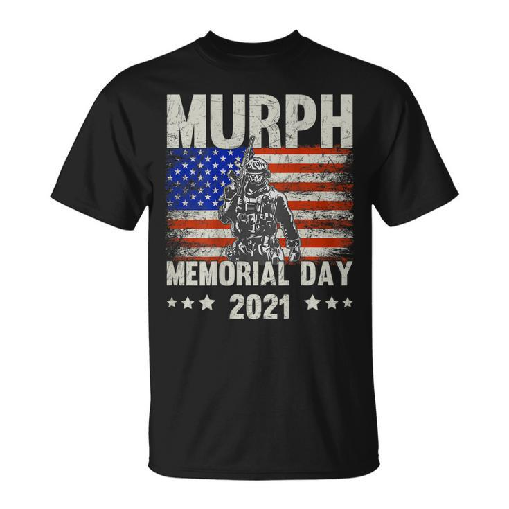 Memorial Day Murph  Us Military On Back Unisex T-Shirt