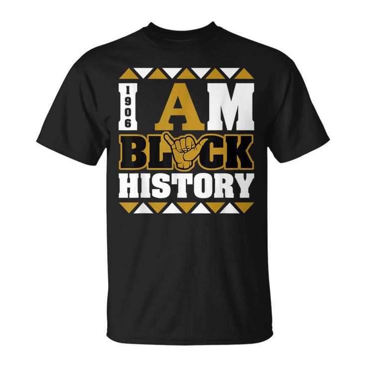 Mens Alpha African Fraternity 1906 I Am Black History  Unisex T-Shirt
