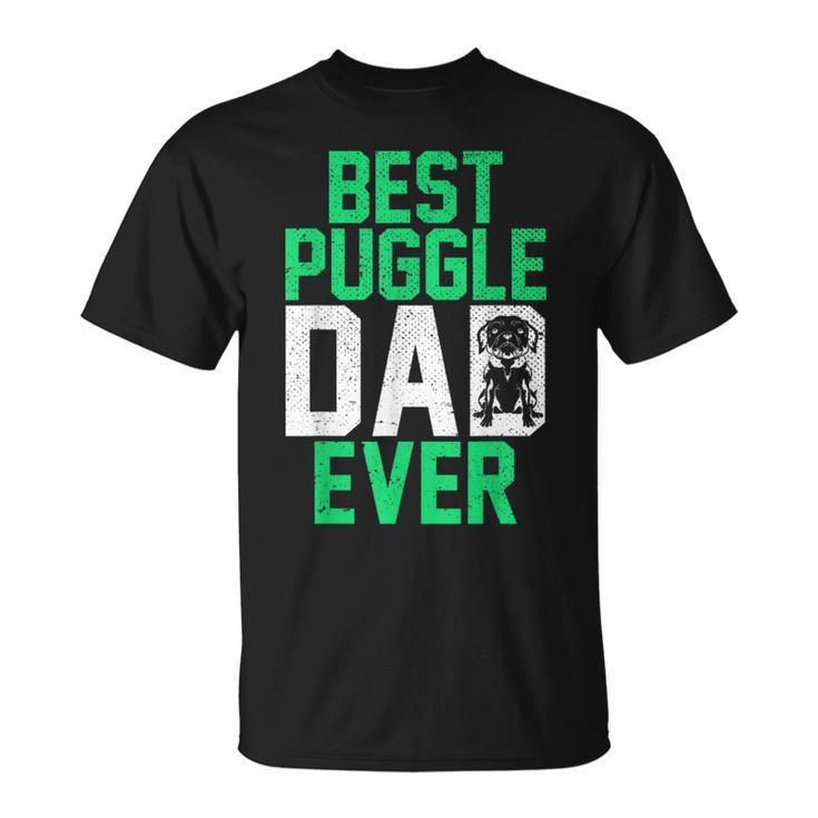 Mens Dog Lover Puggle Dad Pet Owner Fathers Day Animal Puggle Unisex T-Shirt